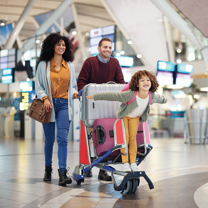 Family at Airport