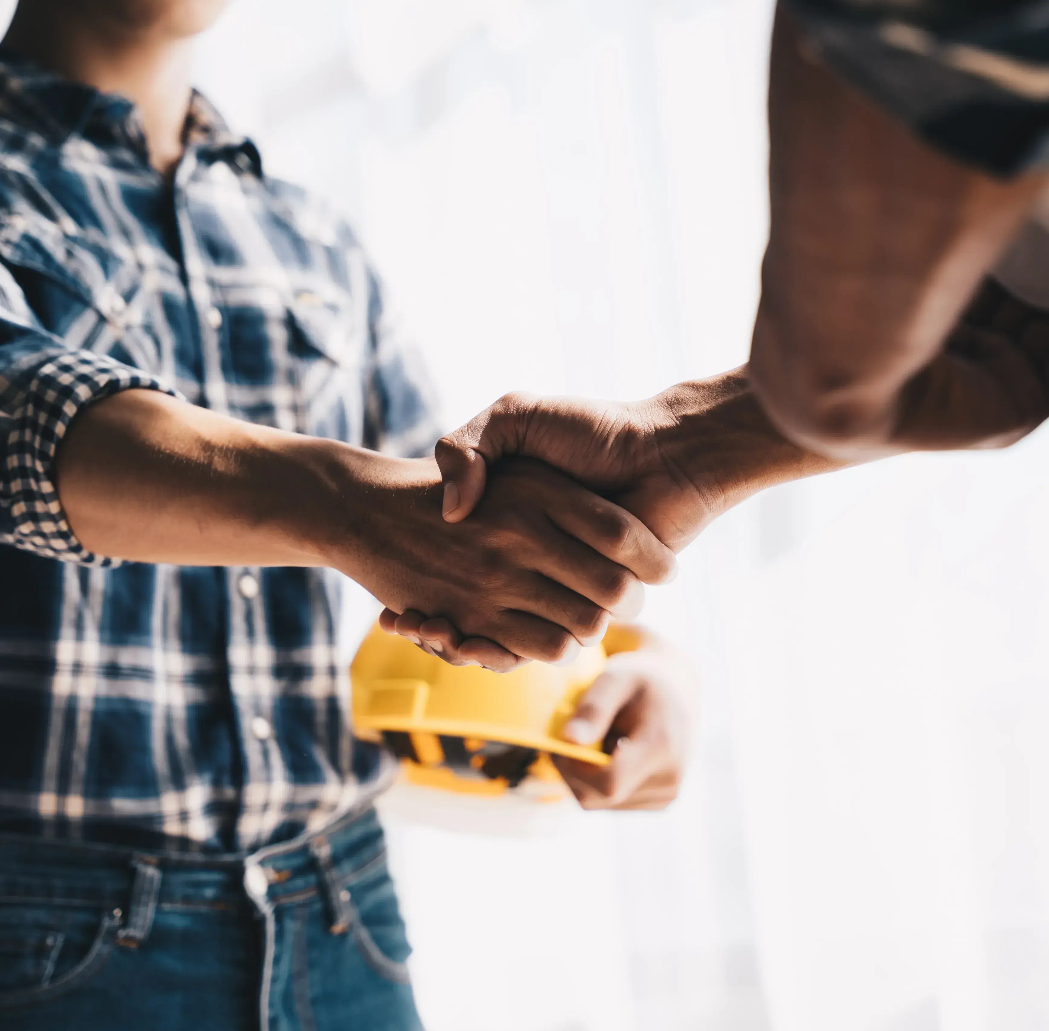 Business people shaking hands