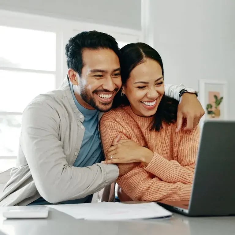 husband and wife apply online
