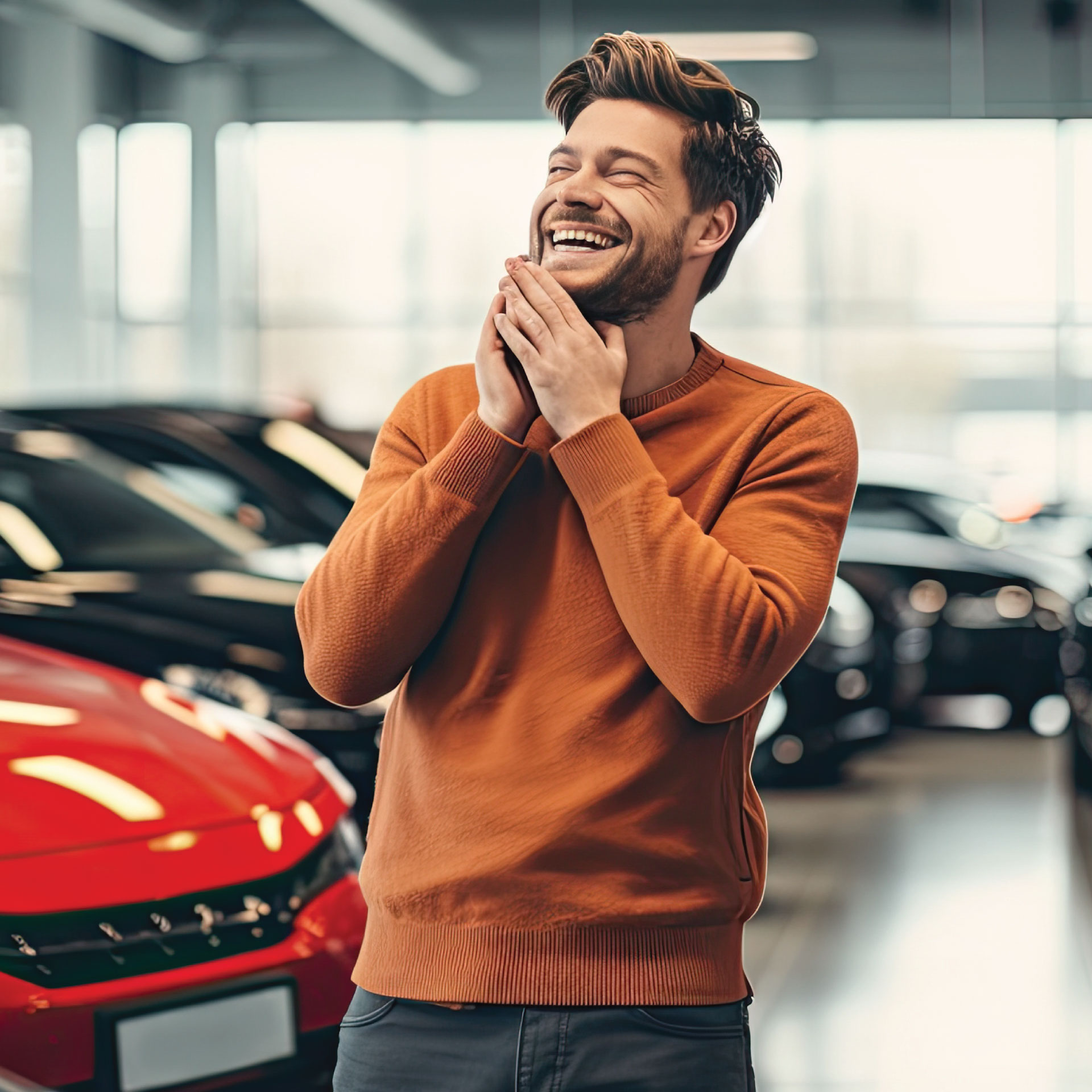 man-in-showroom